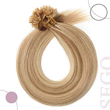 Load image into Gallery viewer, Keratin Fushion Bonded U Tip Human Hair Extensions - 100 Strands/Pack 50g Wig Store
