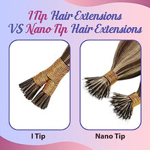 Load image into Gallery viewer, I-tips Hair Extensions Human Hair pre bonded
