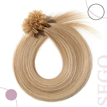 Load image into Gallery viewer, Keratin Fushion Bonded U Tip Human Hair Extensions - 100 Strands/Pack 50g Wig Store
