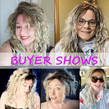 Load image into Gallery viewer, Curly blonde brown reverse ombre wig Wig Store 
