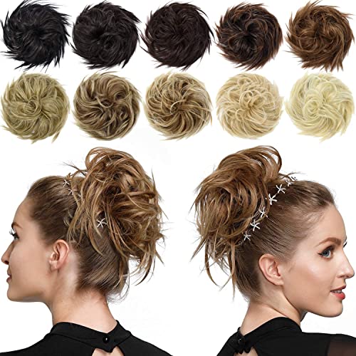 Messy Bun Hair Piece Tousled Updo Wig Store