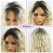 Load image into Gallery viewer, Curly blonde brown reverse ombre wig Wig Store 
