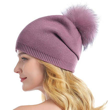 Load image into Gallery viewer, Cashmere Knit Wool Beanie Wig Store
