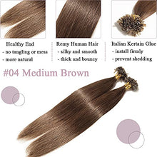 Load image into Gallery viewer, Keratin Fushion Bonded U Tip Human Hair Extensions - 100 Strands/Pack 50g Wig Store
