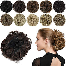 Load image into Gallery viewer, Classic Curly Chignon Hairpiece Bun Wig Store
