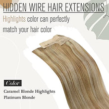 Load image into Gallery viewer, Ombre Wire Human Hair Extensions Wig Store 
