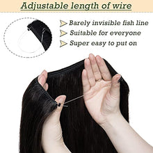 Load image into Gallery viewer, Remy Human Hair Invisible Wire Hair Extensions Wig Store
