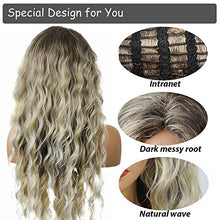 Load image into Gallery viewer, Curly blonde brown reverse ombre wig Wig Store 
