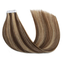 Load image into Gallery viewer, Human Hair Tape in Extensions Ombre Baylage Hair 14 Inch Tape in Extensions Wig Store
