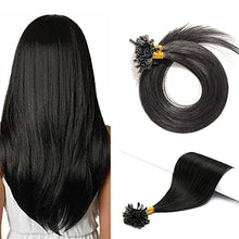 Load image into Gallery viewer, Keratin Fushion Bonded U Tip Human Hair Extensions - 100 Strands/Pack 50g Wig Store
