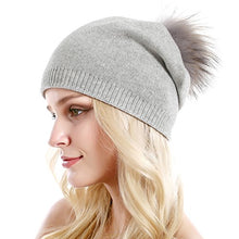 Load image into Gallery viewer, Cashmere Knit Wool Beanie Wig Store
