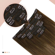 Load image into Gallery viewer, Human Hair Clip in Hair Extensions -7 Pcs set Wig Store
