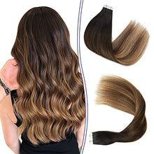 Load image into Gallery viewer, Human Hair Tape in Extensions Ombre Baylage Hair 14 Inch Tape in Extensions Wig Store
