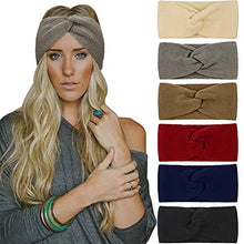 Load image into Gallery viewer, Crochet Ear Warmer Knit Headband - 6pcs
