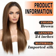 Load image into Gallery viewer, Silky Straight Synthetic Futura Fibre Lace Front Wig

