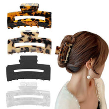 Load image into Gallery viewer, 4PCS Leopard Non-Slip Hair Claw Clip
