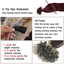 Load image into Gallery viewer, Keratin Fushion Bonded U Tip Human Hair Extensions - 100 Strands/Pack 50g Wig Store
