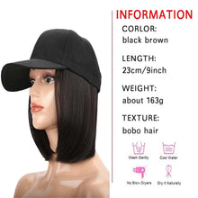 Load image into Gallery viewer, Hat Hair Extension Baseball Cap
