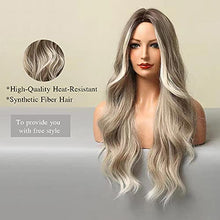 Load image into Gallery viewer, Long Blonde Wig Heat Resistant Fibre 24&quot; Wig Store
