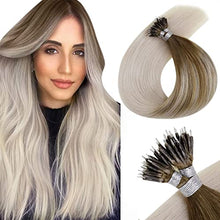 Load image into Gallery viewer, Balayage Nano Ring Human Hair Extensions Wig Store 
