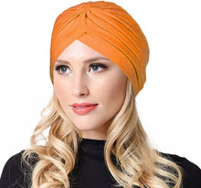 Load image into Gallery viewer, Pleated Chemo Headwear Scarf
