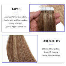 Load image into Gallery viewer, Human Hair Tape in Extensions Ombre Baylage Hair 14 Inch Tape in Extensions Wig Store
