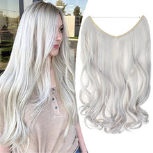 Load image into Gallery viewer, Curly Synthetic Halo Hair Extensions Wig Store 

