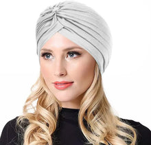 Load image into Gallery viewer, Pleated Chemo Headwear Scarf
