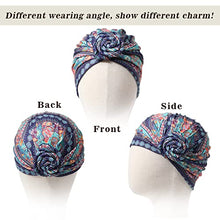 Load image into Gallery viewer, Pre-Tied Head Wraps Knot Beanie Turbans 3pcs set Wig Store
