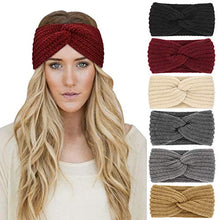 Load image into Gallery viewer, Crochet Ear Warmer Knit Headband - 6pcs
