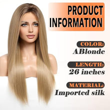 Load image into Gallery viewer, Silky Straight Synthetic Futura Fibre Lace Front Wig
