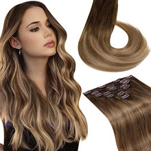 Load image into Gallery viewer, Balayage Nano Ring Human Hair Extensions Wig Store 
