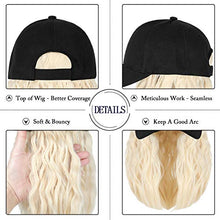 Load image into Gallery viewer, Baseball Cap Hair with 14 Inch Wavy Hair Wig Store
