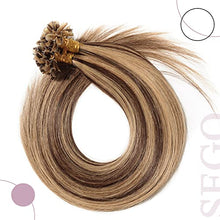 Load image into Gallery viewer, Keratin Fushion Bonded U Tip Human Hair Extensions - 100 Strands/Pack 50g Wig Store
