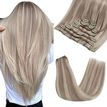 Load image into Gallery viewer, Human Hair Clip in Hair Extensions -7 Pcs set Wig Store
