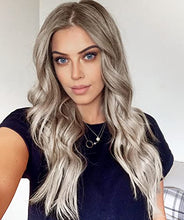 Load image into Gallery viewer, Wavy Silver Platinum Grey Mixed Wig Wig Store 
