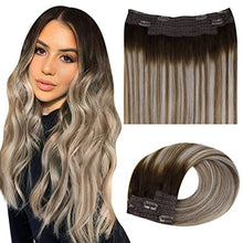 Load image into Gallery viewer, Balayage Nano Ring Human Hair Extensions Wig Store 
