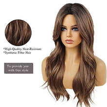 Load image into Gallery viewer, Layered Wavy Mixed Brown Wig Wig Store 
