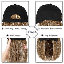 Load image into Gallery viewer, Baseball Cap Hair with 14 Inch Wavy Hair Wig Store
