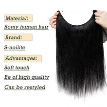 Load image into Gallery viewer, Remy Human Hair Invisible Wire Hair Extensions Wig Store
