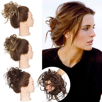 Tousled Updo Messy Bun Scrunchie Wig Store