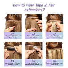 Load image into Gallery viewer, Human Hair Tape in Extensions Ombre Baylage Hair 14 Inch Tape in Extensions Wig Store
