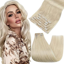 Load image into Gallery viewer, Human Hair Clip in Hair Extensions -7 Pcs set Wig Store
