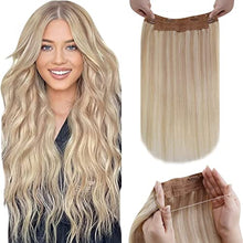 Load image into Gallery viewer, Halo Wire Hair Extensions Human Hair
