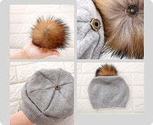 Load image into Gallery viewer, Cashmere Knit Wool Beanie Wig Store
