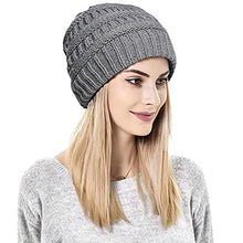 Load image into Gallery viewer, Satin lined Knit Beanie Hat Wig Store 
