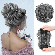 Load image into Gallery viewer, Curly Messy Bun Chignon Wig Store 
