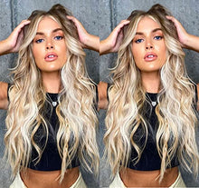 Load image into Gallery viewer, Wavy Silver Platinum Grey Mixed Wig Wig Store 
