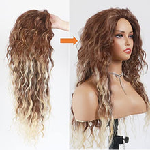 Load image into Gallery viewer, Curly blonde brown reverse ombre wig Wig Store 
