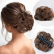 Load image into Gallery viewer, Messy Hair Bun Wig Store
